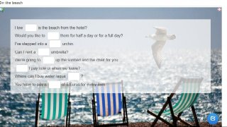 On the beach QUIZ